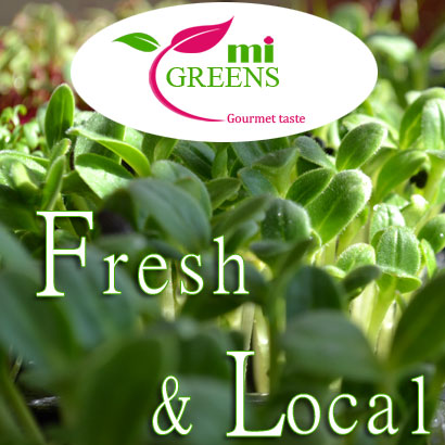 fresh & local microgreens